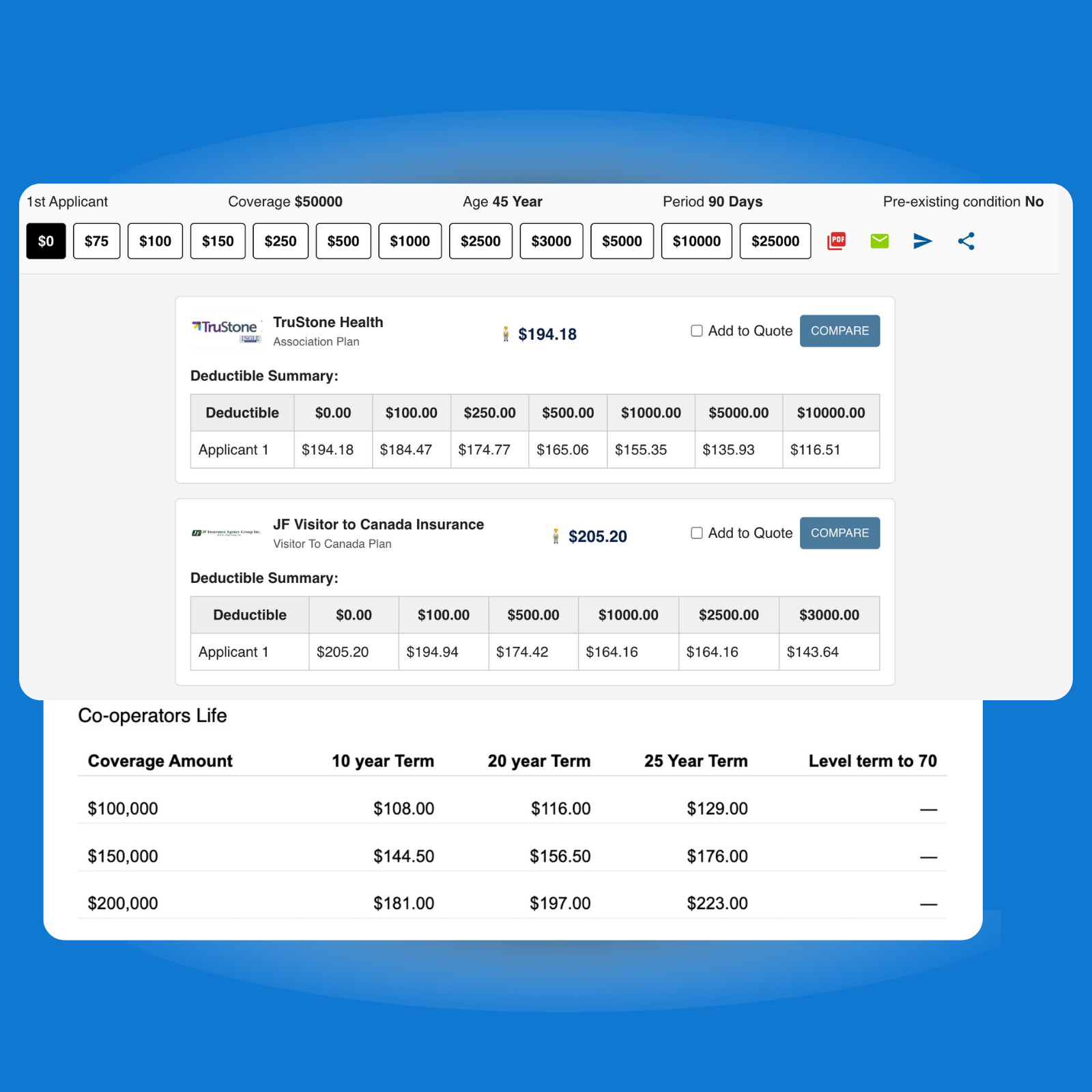 Simahi Quote System